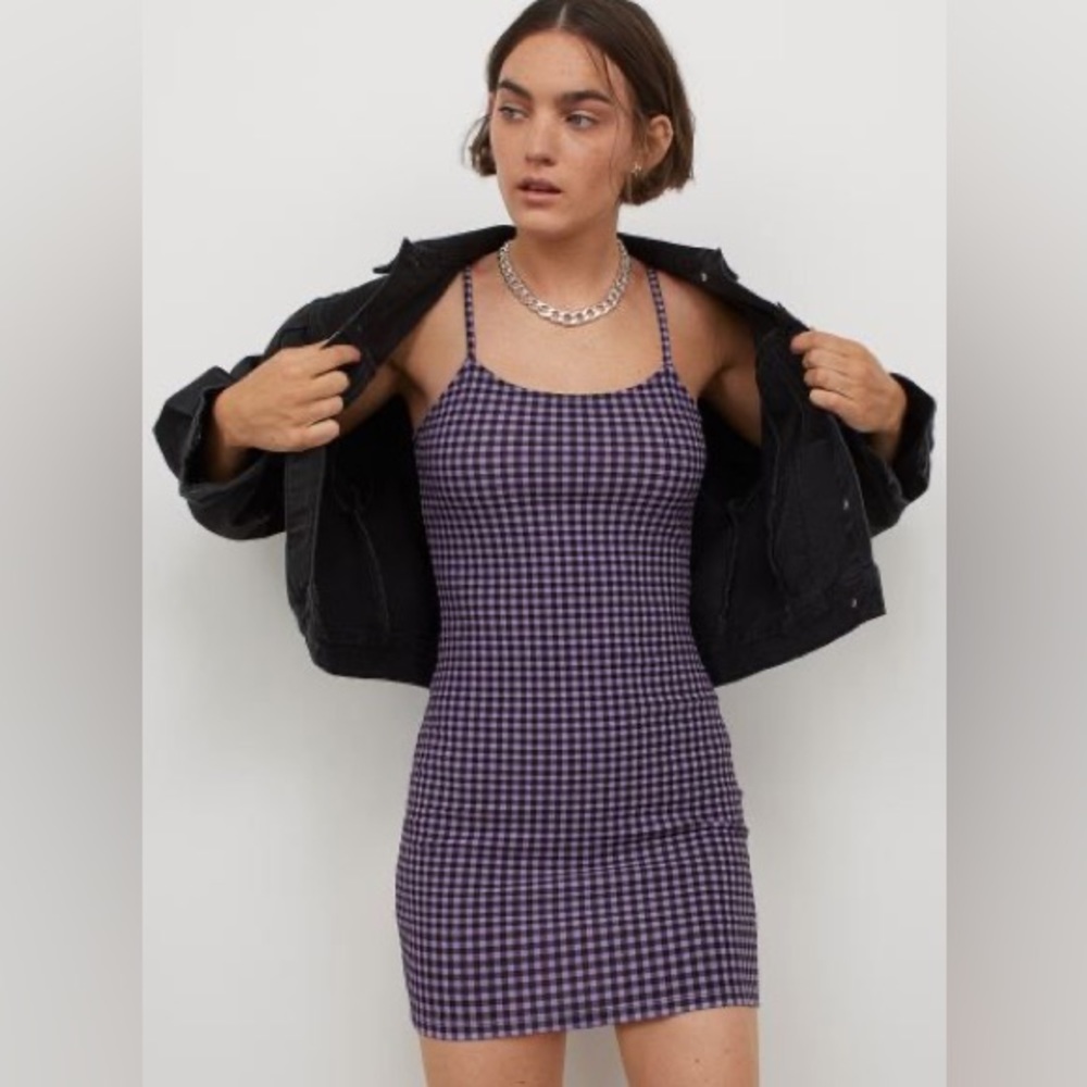 Gingham Bodycon Dress